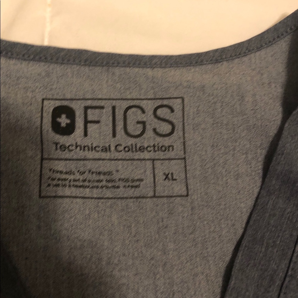 Figs Catarina Denim Heather Top